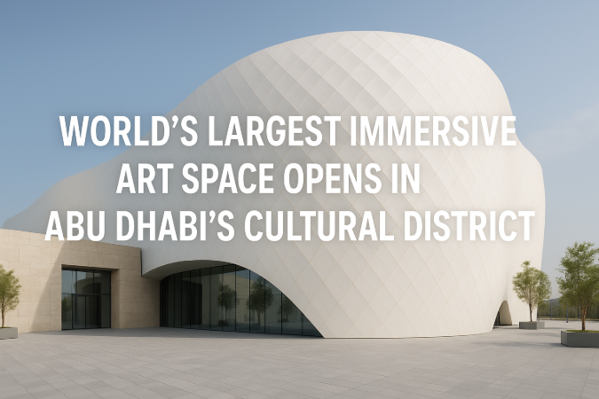World's Largest Immersive Art Space Opens in Abu Dhabi's Cultural District